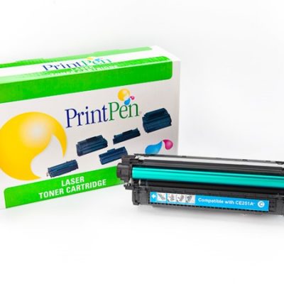 HP 504A-CE251A Mavi Muadil Toner