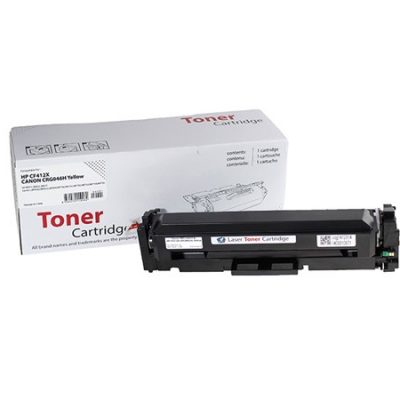 XBox HP 410X-CF412X  Sarı Muadil Toner