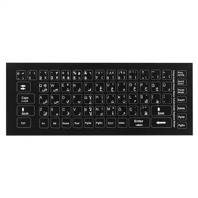 Addison 300168 Arapça Q Siyah Klavye Stiker