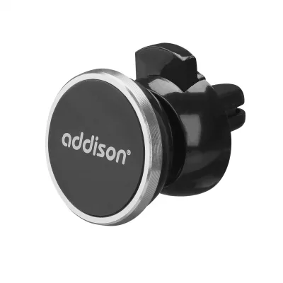 Addison ADS-118 Siyah/Gümüş Mıknatıs 360 Derece Mini Araç Telefon Tutucu