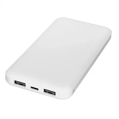 Asonic AS-P10 10000mAh Micro+Type-C+USB Beyaz Taşınabilir Pil Şarj Cihazı Powerbank