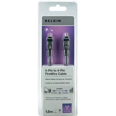 Belkin BLK-F3N402cp1.8M Usb 1.8m 4Pin Bilg. Fotoğraf bağlantı Kablosu