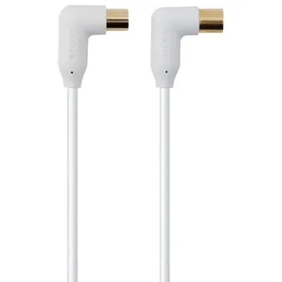 Belkin BLK-F3Y053bf5M Metal 5m COAX,M/M 75dB Anten Kablosu