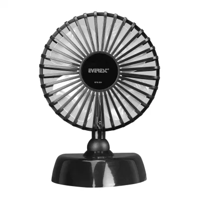 Everest EFN-504 2 Kademli 3500 RPM Taşınabilir Masaüstü Siyah Usb Fan