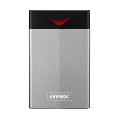 Everest HDC-M211 Harici USB3.0 hız 5 Gbps SATA III 6 Gbps RGB Işıklı Hdd Kutusu