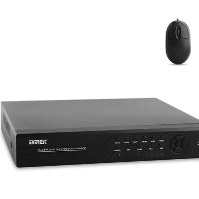 Everest HV-816H 16Ch Görüntü NVR + Analog Desteği 960H 6Ch Ses DVR Kayıt Cihazı