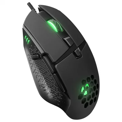 Everest RAGE-X1 Usb Siyah 8 Tuşlu Led Işıklı 6400dpi Gaming Oyuncu Mouse