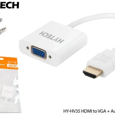 Hytech HY-HV35 HDMI to VGA + Audio Çevirici
