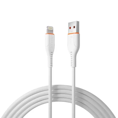Hytech HY-X91 1m 2.4A iPhone Lightning Beyaz Şarj Kablosu