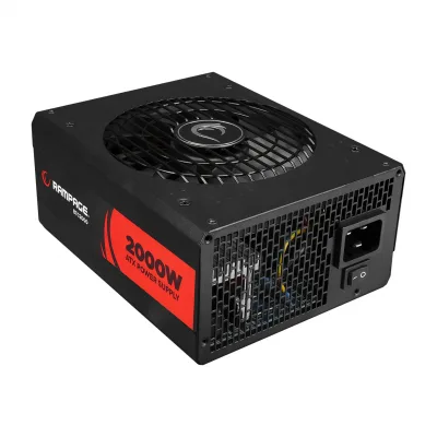 Rampage BTC2000 Real 2000W 16* PCIe VGA Soket 14cm+8cm 2* Fanlı Bitcoin Power Supply
