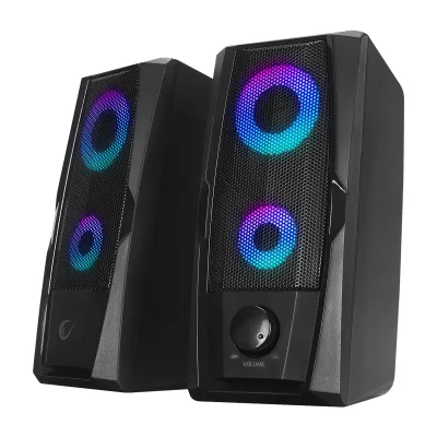 Rampage RMS-X9 2.0 RGB Işıklı Multimedia 5V 30dB Gaming Oyuncu Speaker