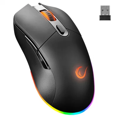 Rampage SMX-R89 X-PIKE Kablosuz Siyah RGB Ledli Şarjlı Gaming Oyuncu Mouse