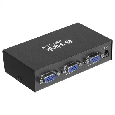 S-link MSV-1215 2 VGA 150Mhz Monitör Çoklayıcı
