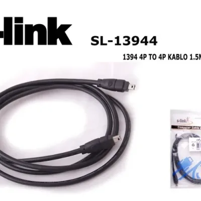 S-link SL-13944 4/4 IEEE1394 1.5m Firewire Kablosu