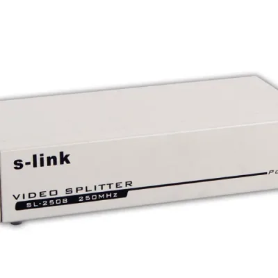 S-link SL-2508 8 VGA 250Mhz Monitör Splitter