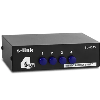 S-link SL-43AV 4Lü AV Switch