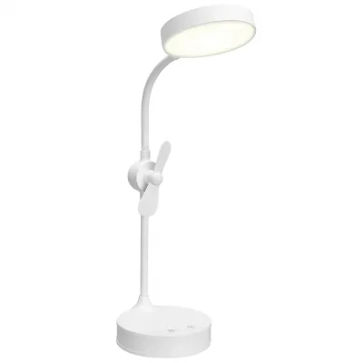 S-link SL-8740 Masa Üstü Ledli Fanlı – Aynalı Makyaj ve Okuma Lambası