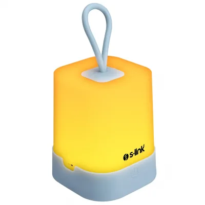 S-link SL-F141 1W Ledli 1200mAh Şarjlı Dokunmatik Aç/Kapa Işık Mod Ayarlı Dekoratif Fener