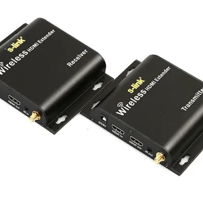 S-link SL-HDWEX300M Kablosuz 5.8Hz HDMI Extender 300m Uzatıcı