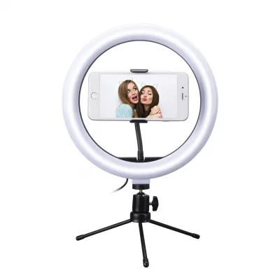 S-link SL-SF200 10 inç Telefon Tutuculu Youtuber & Makyaj Halka LED Işık