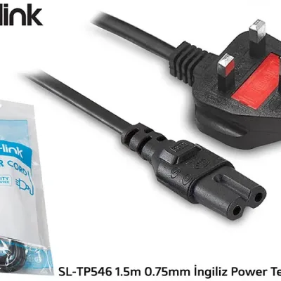 S-link SL-TP546 1.5m 0.75mm İngiliz Power Teyp Kablo