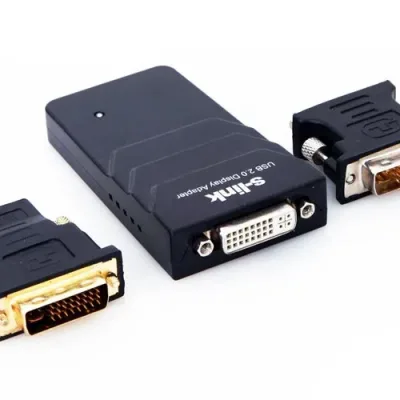 S-link SL-UD443 Usb To DVI+VGA Adaptör