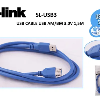 S-link SL-USB3 Usb3.0 Yazıcı Kablosu