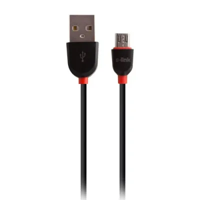 S-link SLP-505 Micro Usb Siyah Data + Şarj Kablosu Akıllı Telefonlar ve Tablet