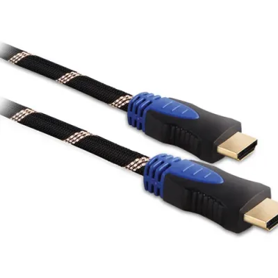 S-link SLX-303 HDMI M/M 5m Altın Uçlu 24K + Kor.Kılıf 1.4 Ver. 3D Kablo