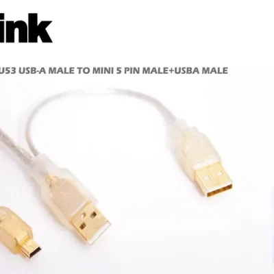 S-link SLX-U53 Usb2.0 2AM/5Pin Hdd Kablosu