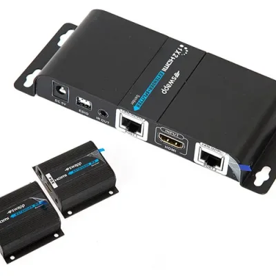 S-link SW-HDEX250 2’li HDMI Extender Uzatıcı CAT6/6a/7 Kablo ile 50m Destekli Splitter