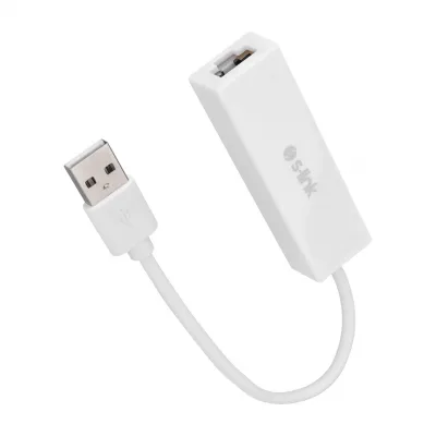 S-link SW-U110 Beyaz Usb 2.0 to Ethernet Çevirici Adaptör