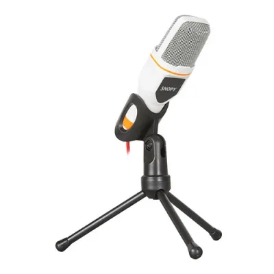 Snopy SN-340M TALKY Beyaz Masaüstü Mikrofon