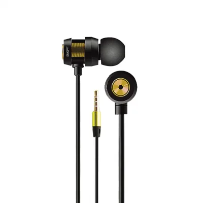 Snopy SN-J01 Mobil Telefon Uyumlu Kulak içi Siyah/Gold Mikrofonlu Kulaklık