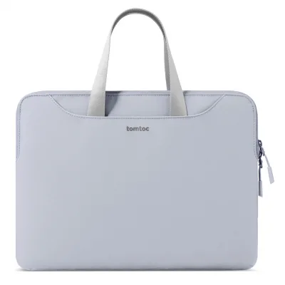Tomtoc A21C1B1 – A21D3B1 13.5-14 Çift Renk Sis Mavisi/Füme TheHer/Light Serisi Notebook Çantası