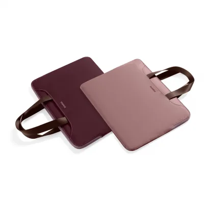 Tomtoc A21C1P1 – A21D3P1 13.5-14 Çift Renk Bordo/Pembe TheHer/Light Serisi Notebook El Çantası