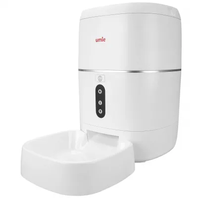 UMIE UM-PF2021A 6L Kapasiteli Sesli Mesaj Otomatik Yem Kabı Wifi+BT Tuya Destekli Kedi Köpek Besleyici