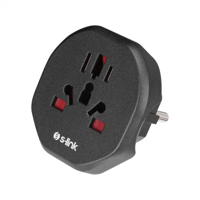 S-link SL-WL09 Universal – Türk Çevirici Çevirici Priz Adaptör