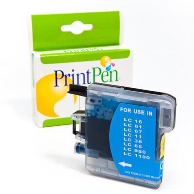 BROTHER LC-38,61,65,67,980,1100  Mavi Yüksek Kapasite Kartuş – Printpen