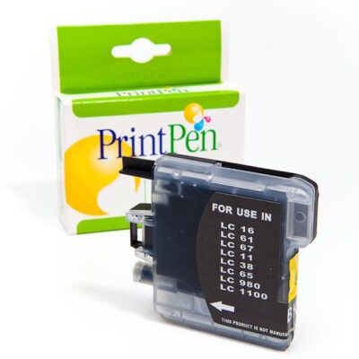BROTHER LC-38,61,65,67,980,1100  Siyah Yüksek Kapasite Kartuş – Printpen